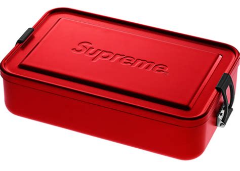 stockx supreme large metal box|Large Metal Storage Box .